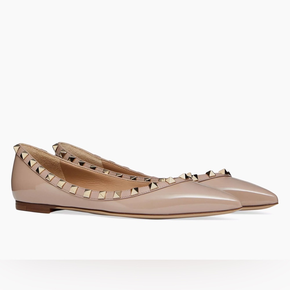 Valentino Garavani

Patent Rockstud Ballet Flats